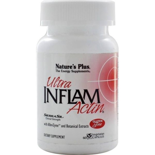 Natures Plus Ultra Inflam Actin 60 φυτικές κάψουλες