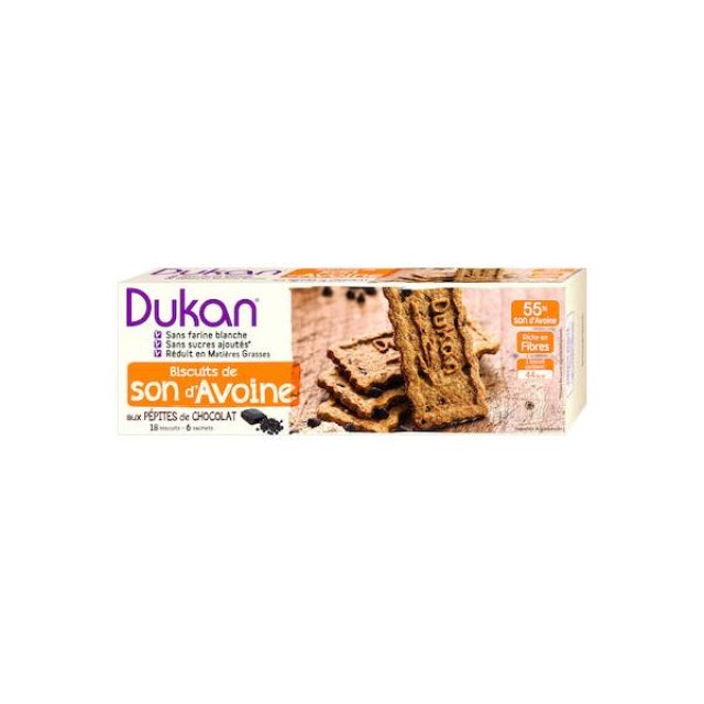Dukan Μπισκότα Μπισκοτα Βρωμης με Κομματια Σοκολατας 225gr