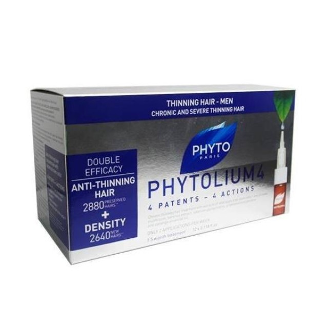 PHYTO lium 4 Αγωγή Κατά της Τριχόπτωσης 12x3.5 ml