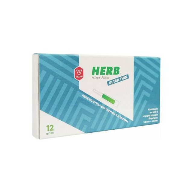Vican Herb Micro Filter Ultra Thin 12τμχ
