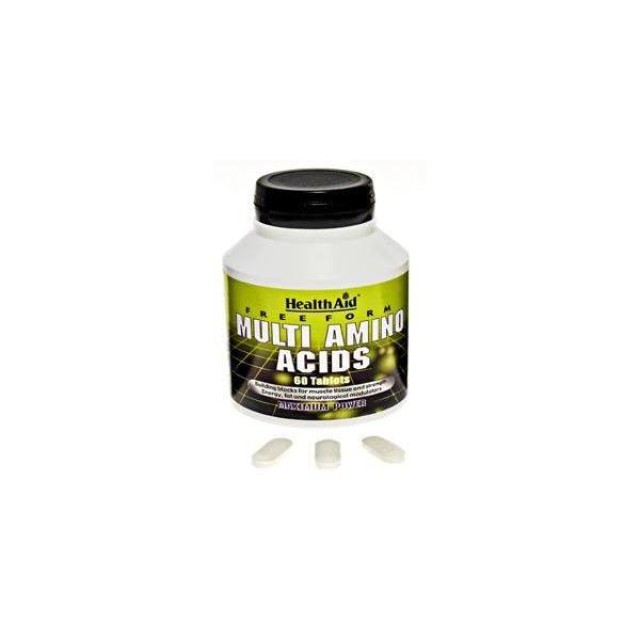 HEALTH AID Free Form Multi Amino Acids - 60 Tablets