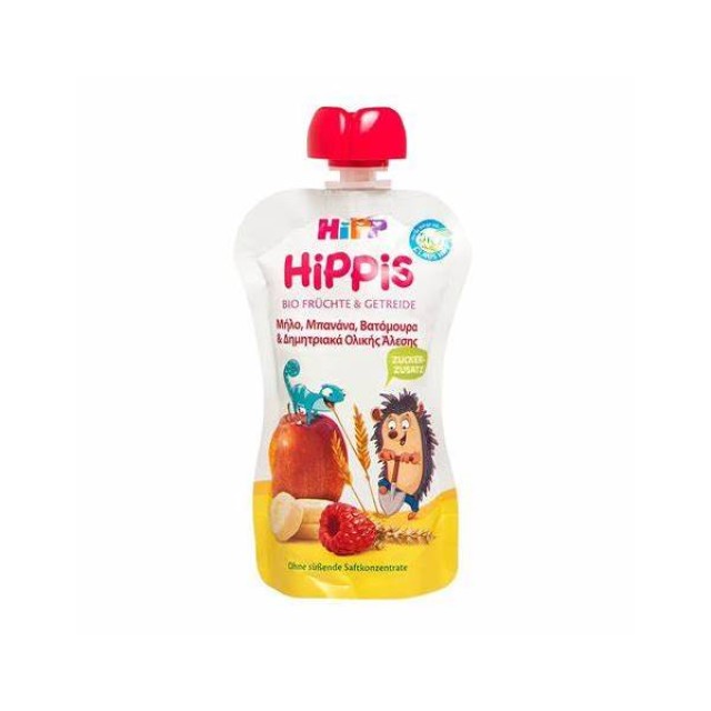 Hipp Hippis Sport με Γεύση Μήλο-Μπανάνα-Βατόμουρο Χωρίς Ζάχαρη 100gr για 12+ μηνών