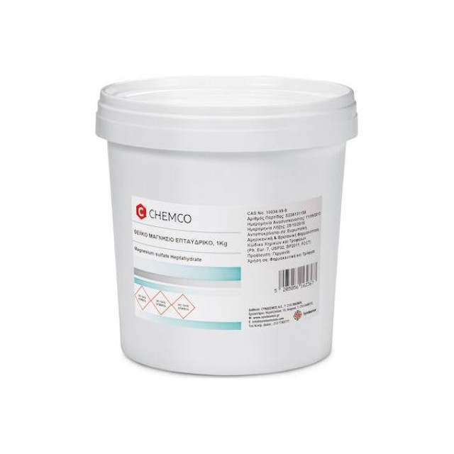 Chemco Epsom Salt Μαγνήσιο Θειικό Επταϋδρικό 1000gr