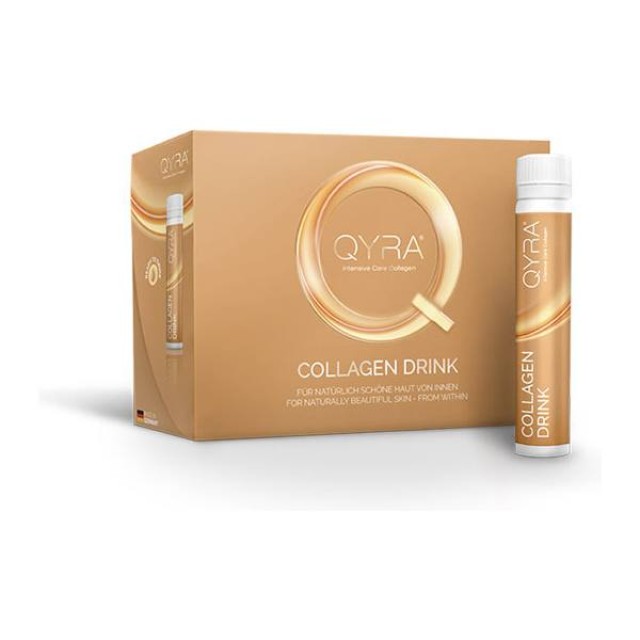 QYRA Intensive Care Collagen Drink Υγρό Πόσιμο Κολλαγόνο, 21 amp x 25 ml