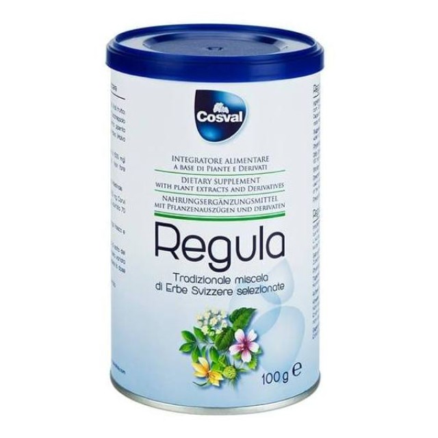 Cosval Regula Powder Καθαρτική Σκόνη από Μείγμα Βοτάνων, 100gr