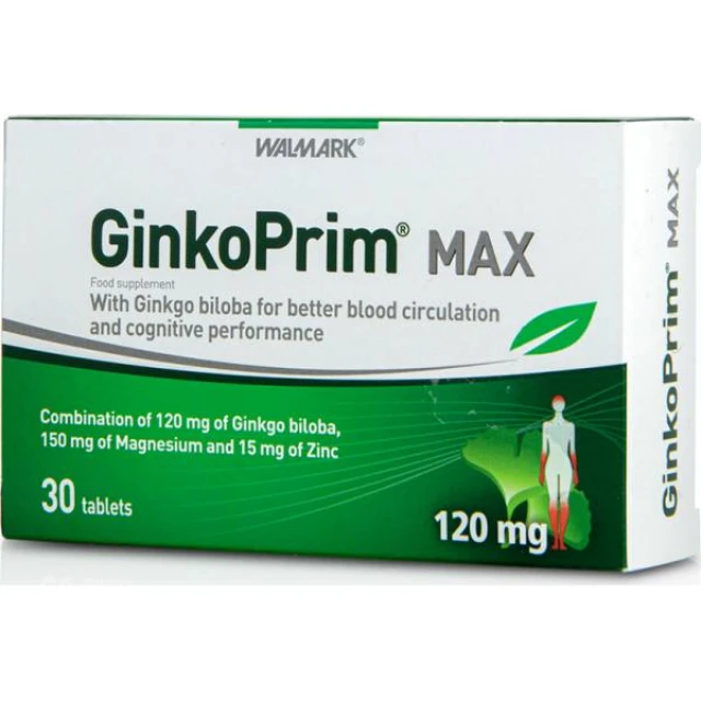 VivaPharm GinkoPrim Max 120mg 30 ταμπλέτες