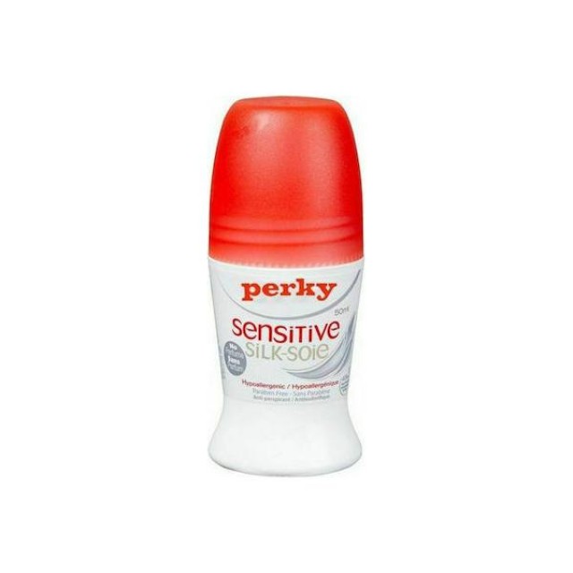 Perky Sensitive Silk Deodorant Roll-On 50ml