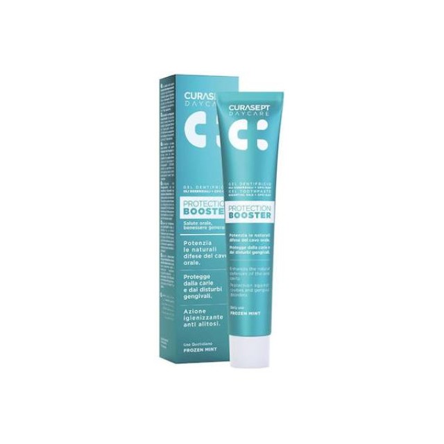 CURASEPT Daycare Protection Booster Gel Toothpaste Οδοντόκρεμα Frozen Mint 75ml