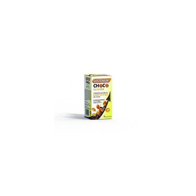 Menarini Hellas Sustenium Choco Multivitamin Παιδικές Πολυβιταμίνες 90 Σοκολατένια Κουφέτα