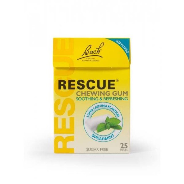 Power Health Bach Rescue Chewing Gum Τσίχλες με Ανθοϊάματα και γλυκαντικά, 25 τεμάχια