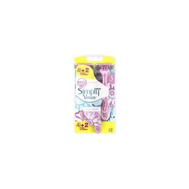 GILLETTE Simply Venus 3 Γυναικεία Ξυραφάκια Μιας Χρήσης