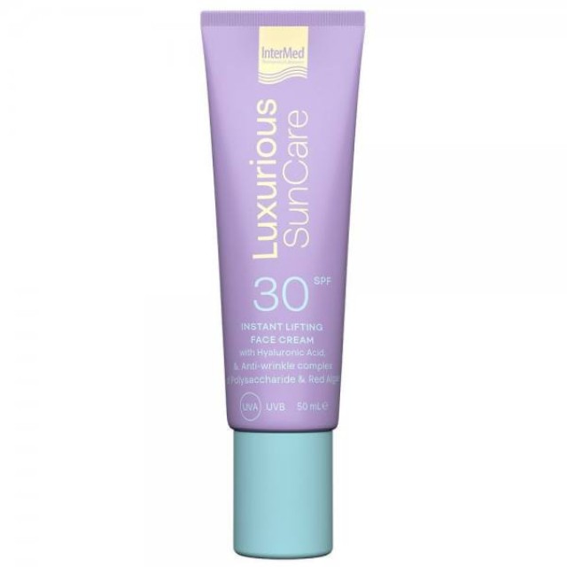 Intermed Luxurious Suncare SPF30 Instant Lifting Face Cream with Hyaluronic Acid 50ml