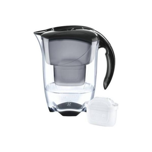 Brita Κανάτα Elemaris Cool Black Πλαστική Με Καπάκι 2400ml