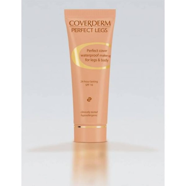 Coverderm Perfect Legs n.1 (SPF 16) Αδιάβροχο Make Up για τα πόδια, 50ml