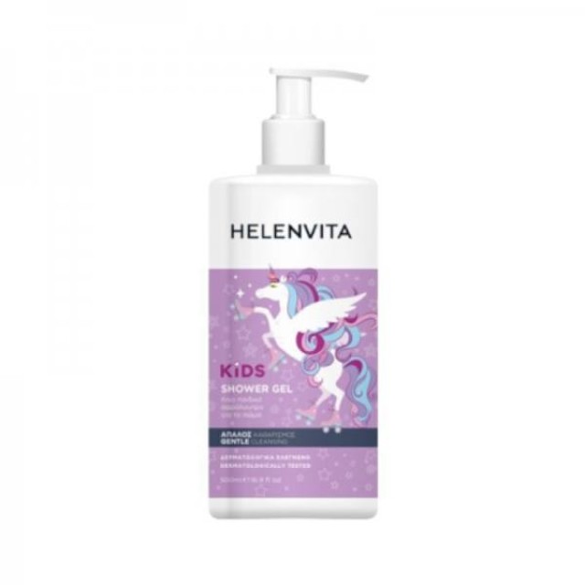 Helenvita Kids Unicorn Shower Gel Ήπιο Παιδικό Αφρόλουτρο, 500ml