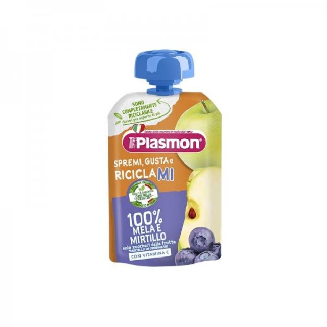 Plasmon Χυμός Μήλο-Βατόμουρο 100gr