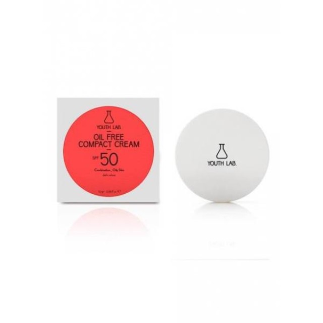 Youth Lab. Oil Free Compact Cream Spf 50 Dark Color Combination - Oily Skin 10gr
