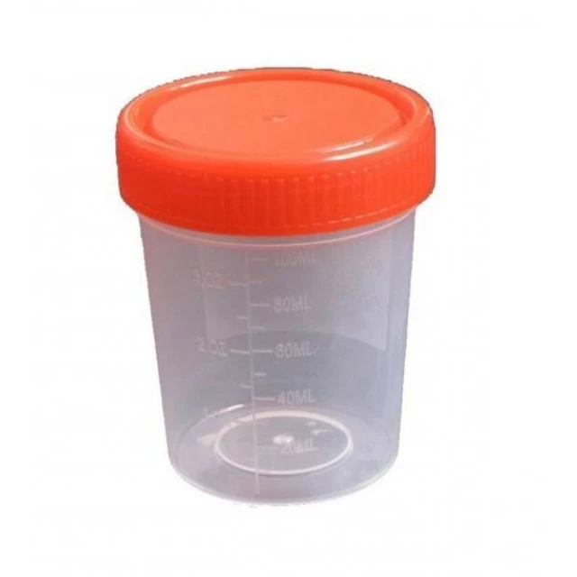 Test Δοχείο Συλλογής Κοπράνων Αποστειρωμένο, 60ml