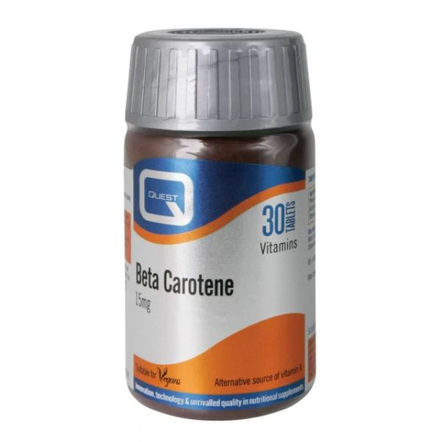 Quest Beta Carotene 15mg, 30 ταμπλέτες