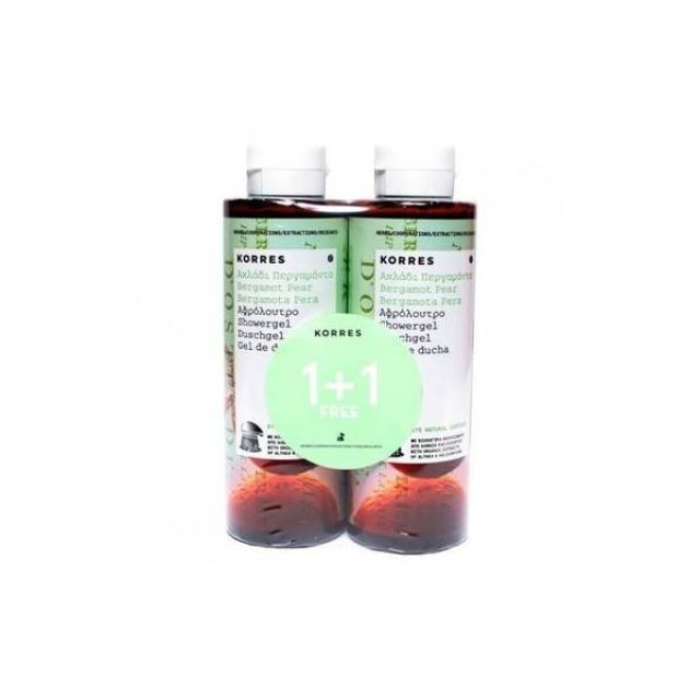 KORRES ΑΦΡΟΛΟΥΤΡΟ 1+1 ΑΧΛΑΔΙ-ΠΕΡΓΑΜΟΝΤΟ 250ML+250ML