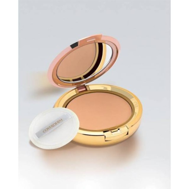 Coverderm Compact Powder για Ξηρή Επιδερμίδα 10gr no.4Α Ειδικά σχεδιασμένη πούδρα από την Coverderm για να ικανοποιεί τέλεια τις
