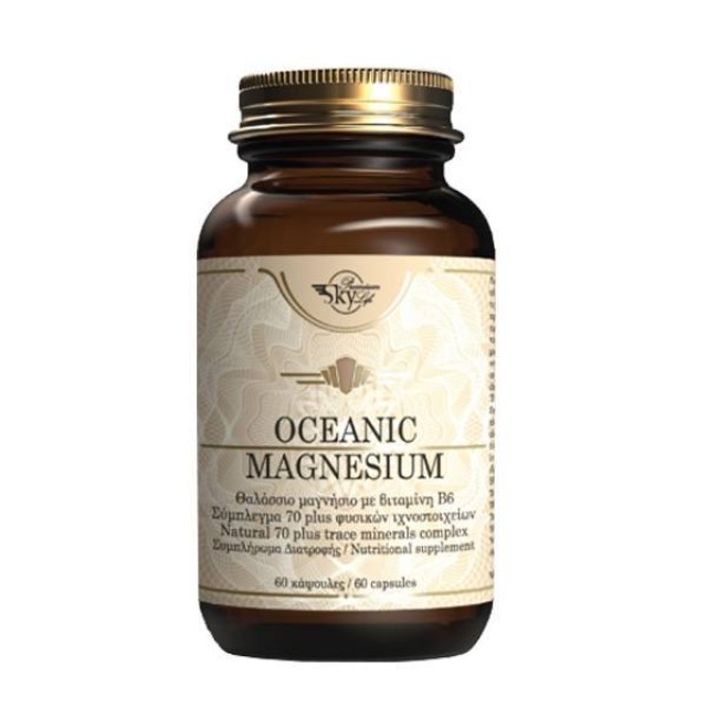 Sky Premium Life Oceanic Magnesium, Συμπλήρωμα Διατροφής Με Θαλάσσιο Μαγνήσιο Με Σύμπλεγμα 70 Φυσικών Ιχνοστοιχείων & Βιταμίνη Β