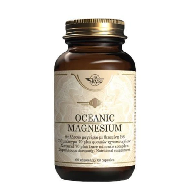 Sky Premium Life Oceanic Magnesium, Συμπλήρωμα Διατροφής Με Θαλάσσιο Μαγνήσιο Με Σύμπλεγμα 70 Φυσικών Ιχνοστοιχείων & Βιταμίνη Β
