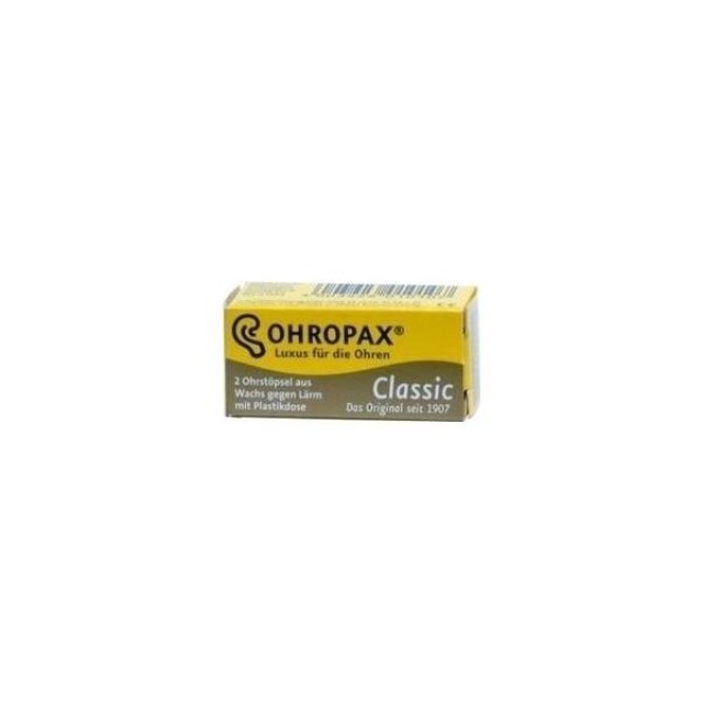 OHROPAX ΩΤΟΑΣΠΙΔΕΣ OHROPAX ΚΕΡΙΝΕΣ ΚΛΑΣΣΙΚΕΣ 2PCS