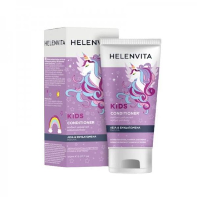 Helenvita Kids Unicorn Hair Conditioner, Παιδική Μαλακτική Κρέμα Μαλλιών 150ml.