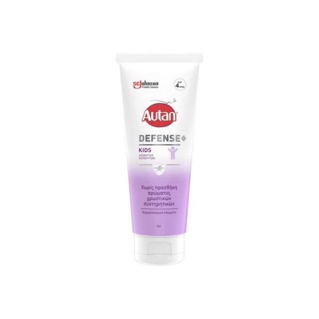 Autan Defense+ Άοσμο Εντομοαπωθητικό Gel σε Σωληνάριο Kids Κατάλληλο για Παιδιά 100ml