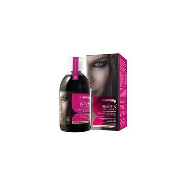 MY ELEMENTS Beautin Collagen Φράουλα-βανίλια 500ml