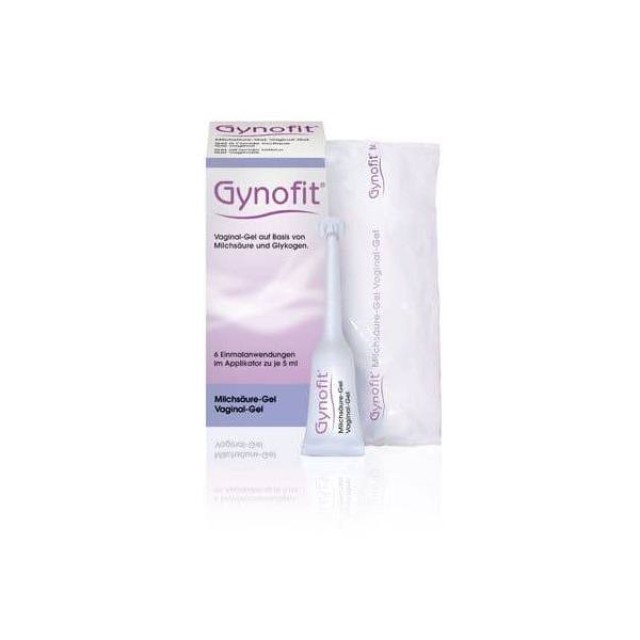 Gynofit Κολπικo gel με γαλακτικό οξύ, 6 αμπούλες x 5ml
