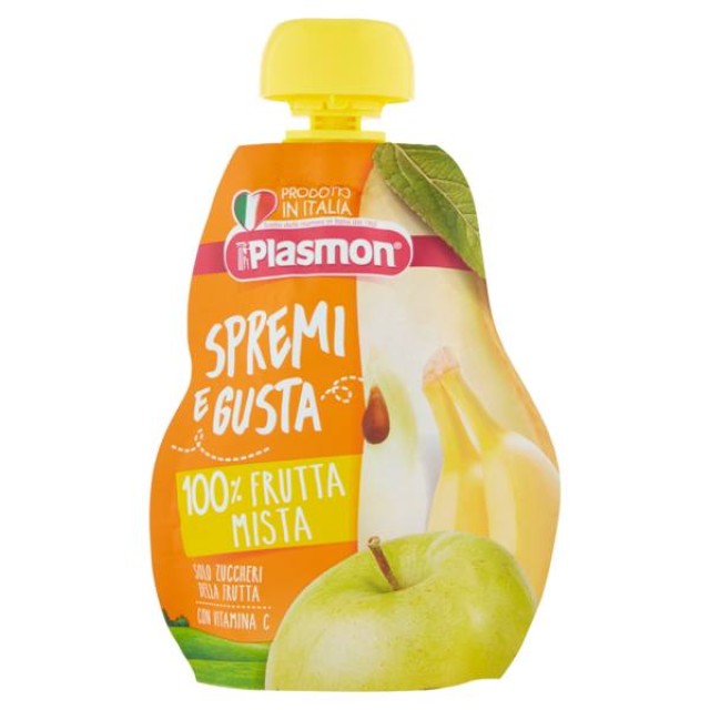 Plasmon Πουρές με ανάμεικτα φρούτα 100 ml