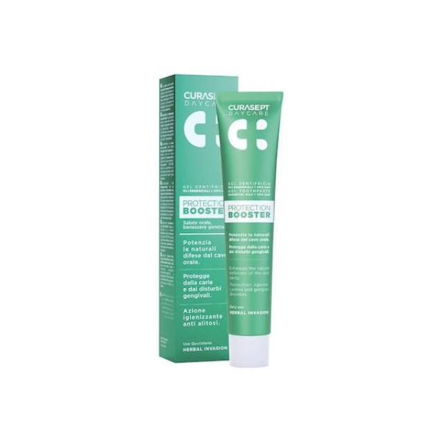Curasept Daycare Protection Booster Οδοντόκρεμα για Ουλίτιδα & Πλάκα Herbal Invasion 75ml