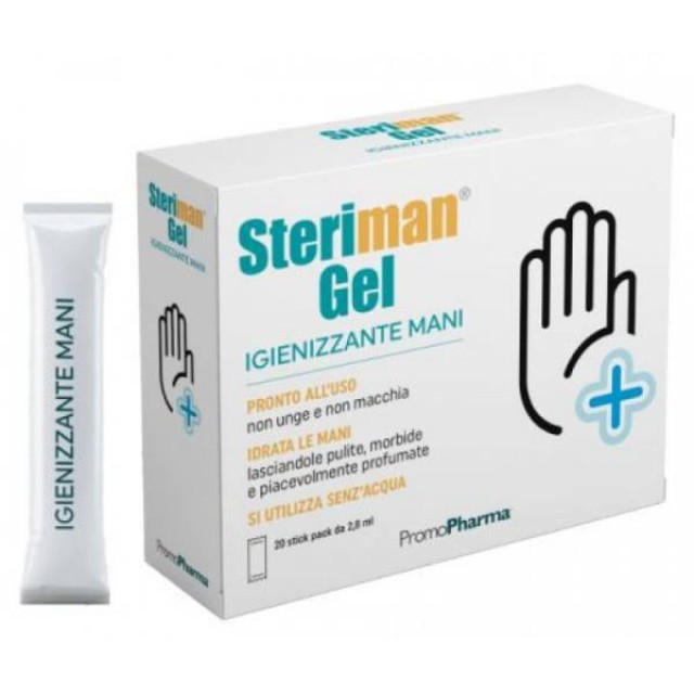 Steriman Hands gel απολυμαντικό 20 sticks