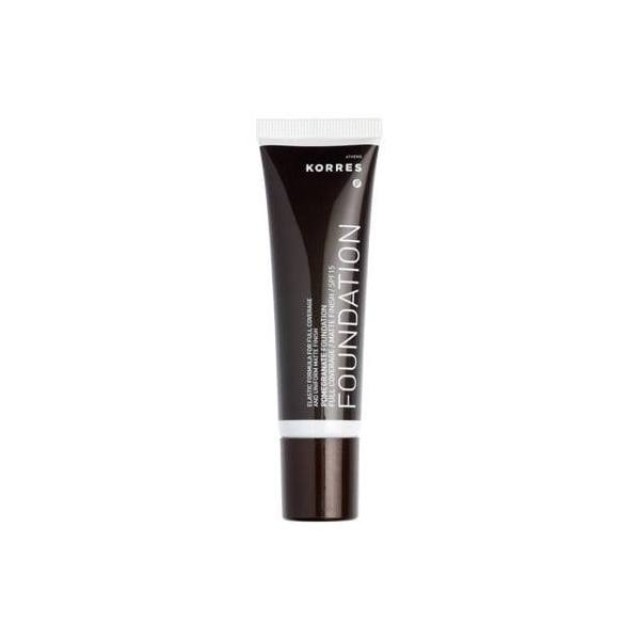 Korres Make Up SPF15 Ρόδι Απόχρωση PF1, 30ml