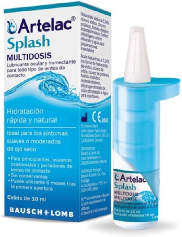 ARTELAC SPLASH DROPS 10 ML