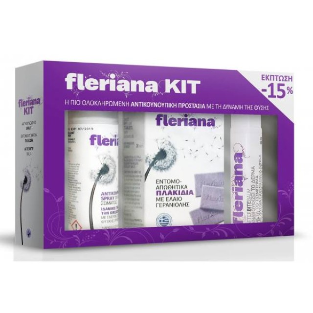 POWER HEALTH Fleriana KIT (Spray-Afterbite-Πλακίδια)