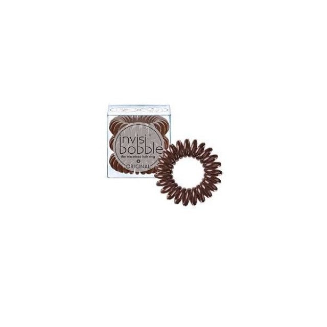 Invisibobble Λαστιχάκια Μαλλιών Original Pretzel Brown 3Τμχ