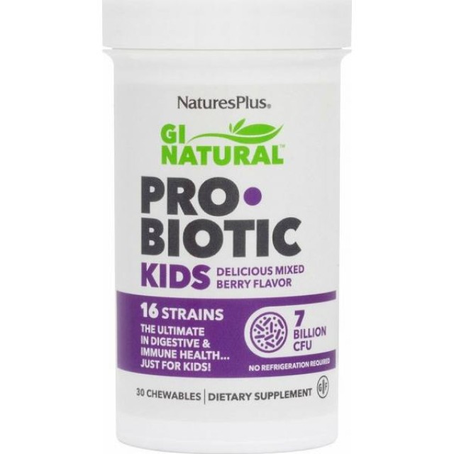 Natures Plus GI Natural Probiotic Kid 30 chewables