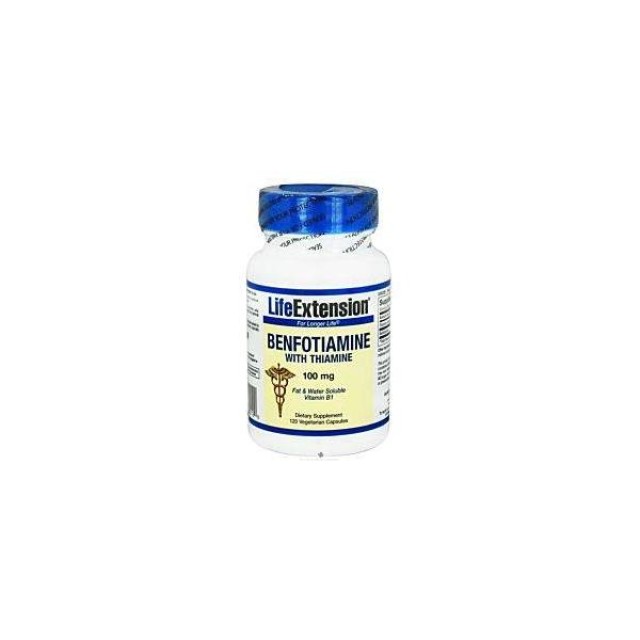 LIFE EXTENSION Benfotiamine With Thiamine 100mg 120caps