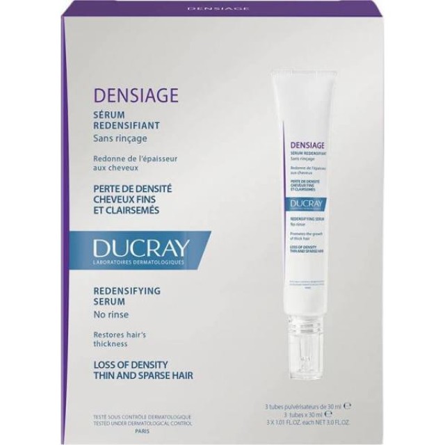 Ducray Densiage Serum Redensifant Ορός Πυκνότητας Για Μαλλιά, 3x30ml