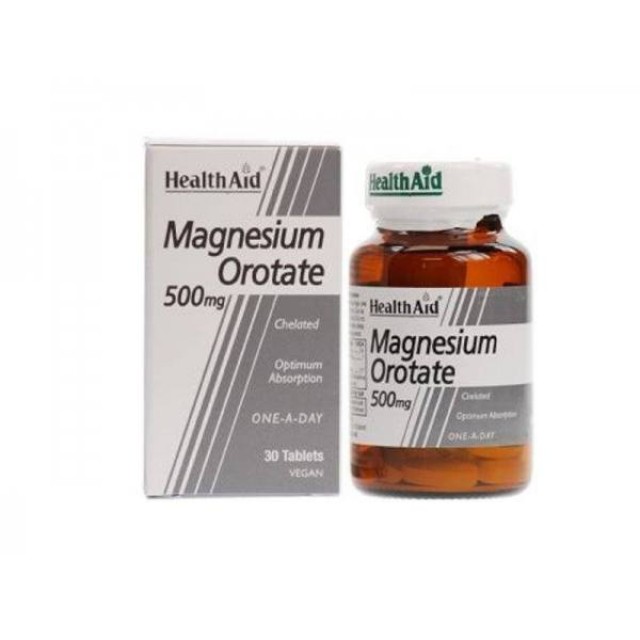 HEALTH AID Magnesium Orotate 500mg Tablets 30s