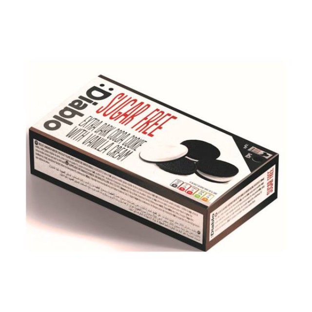 Diablo Μπισκότα Βανίλια Χωρίς Ζάχαρη 176gr