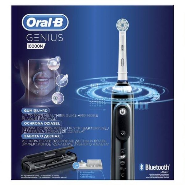 ORAL-B Genius 10000N Ηλεκτρική Οδοντόβουρτσα (Χρώμα Μαύρο) 1τμχ