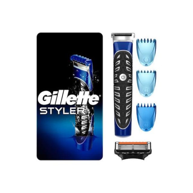 Gillette Styler 4In1 Ξυριστική Μηχανή Προσώπου με Απλές Μπαταρίες