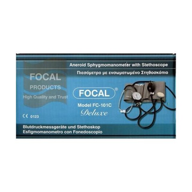 FOCAL ΠΙΕΣΟΜΕΤΡΟ ΜΕ ΕΝΣΩΜΑΤΩΜΕΝΟ ΣΤΗΘΟΣΚΟΠΙΟ FC-101