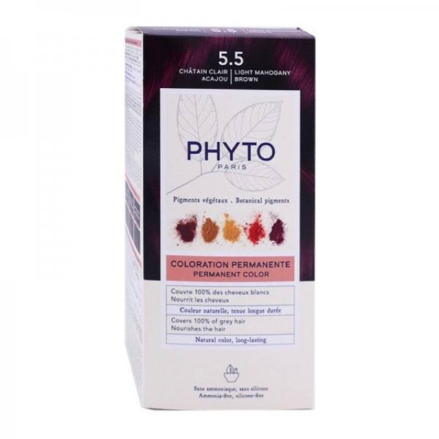 Phyto Phytocolor 5.5 Ανοιχτό Καστανό Μαονί 50ml