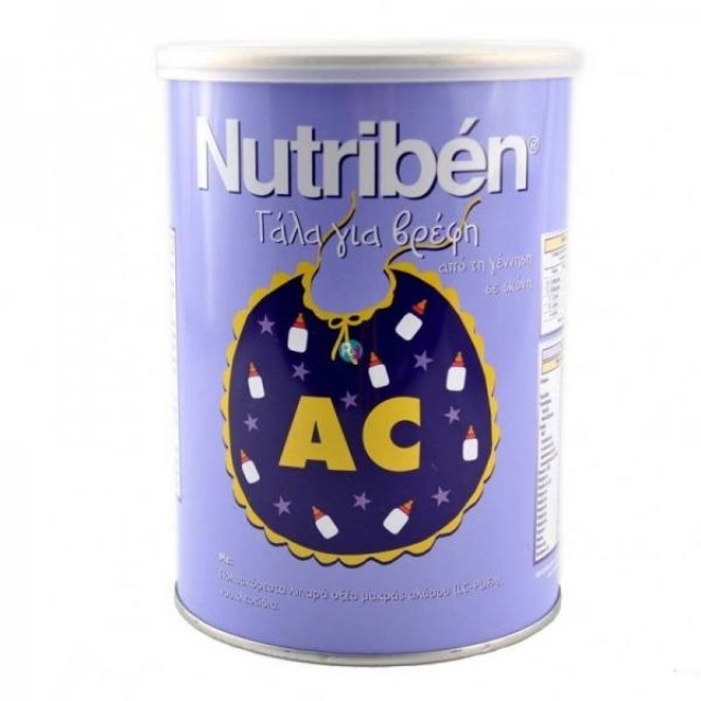 Nutriben AC, Ειδικό για κολικούς με πολυακόρεστα λιπαρά οξέα μακράς αλύσου νουκλεοτίδια, 400 gr