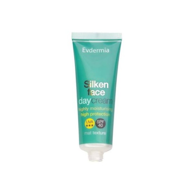 Evdermia Silken Face Day Cream Highly Moisturising High Protection SPF40 50ml